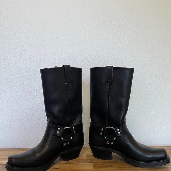 FRYE Harness 12R Women’s Size 7.5 Leather Boots - Picture 3 of 12